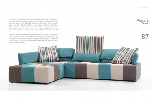 Καναπές Σαλονιού Γωνιακός - VEGA - :: Casero Furniture :: 