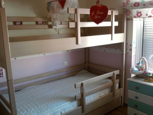 Σύνθεση Παιδικού δωματίου  - δυόροφο παιδικό κρεβάτι  - :: Eπιπλοποι'ί'α Γεωργακάκη :: 