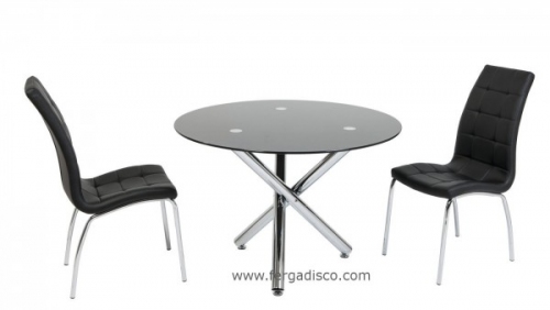 Τραπέζι Κουζίνας Απλό - Στρογγυλό τραπέζι κουζίνας Κοzi-110 - :: FERGADIS CASA :: 