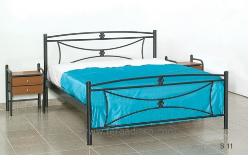 Κρεβάτι Κρεβατοκάμαρας Διπλό - Κρεβάτι Μεταλλικό Νο 11 - :: FERGADIS CASA :: 