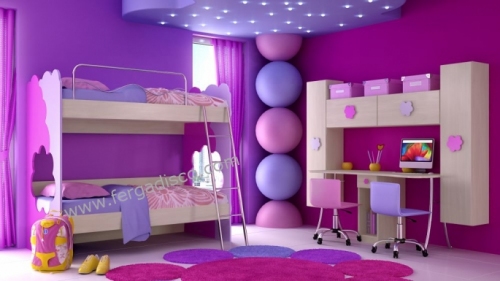 Κουκέτα Παιδικού δωματίου  - Παιδική κουκέτα Κως 3 - :: FERGADIS CASA :: 