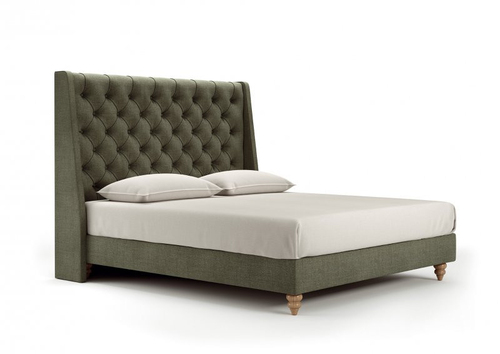 Κρεβάτι Κρεβατοκάμαρας  - Υφασμάτινο κρεβάτι EKAVI της GRECO STROM - :: FERGADIS CASA :: 