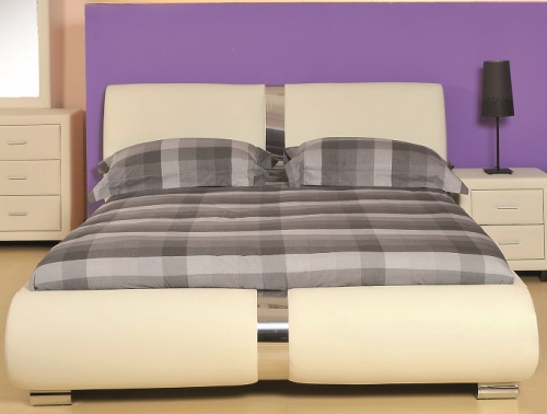Κρεβάτι Κρεβατοκάμαρας Διπλό - Δερμάτινο διπλό κρεβάτι ELVIRA - :: INSIDE ΑΦΟΙ ΦΕΡΓΑΔΗ ΟΕ :: 